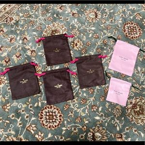 Set of six Kate Spade Jewelry Bags